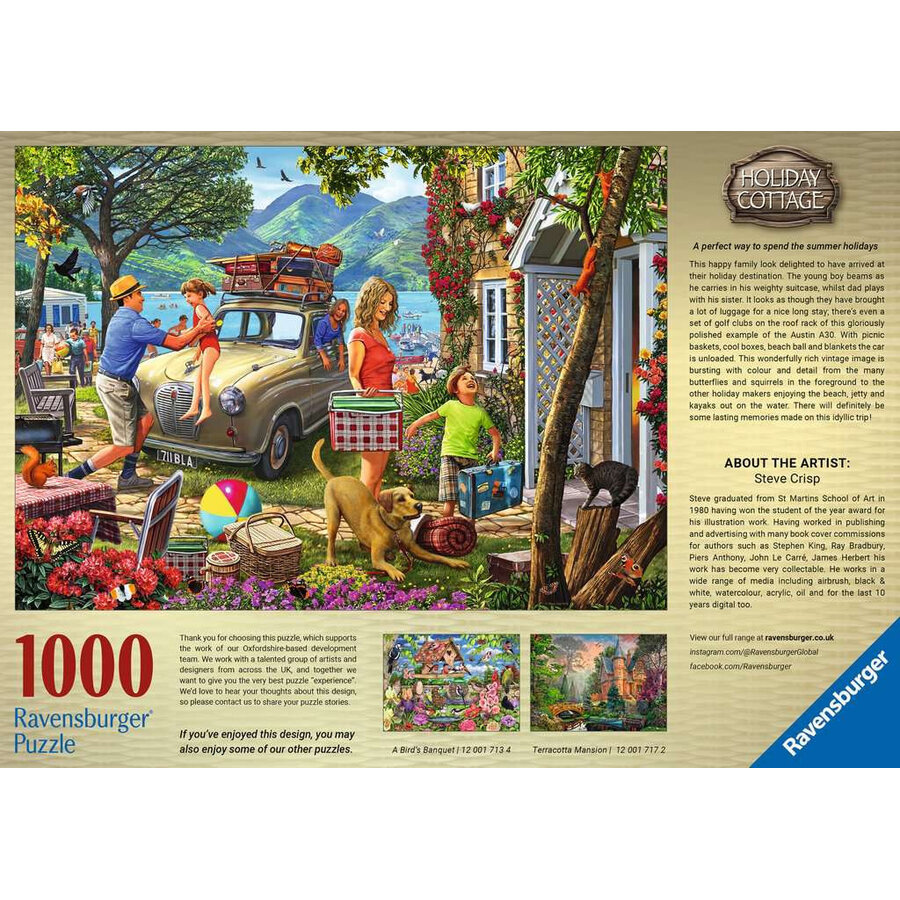 Holiday Cottage - puzzle of 1000 pieces-3