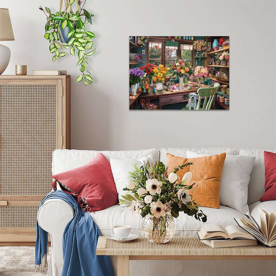 My Haven No.13 - The Flower Arrangers Shed - puzzle of 1000 pieces-5