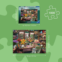 thumb-My Haven No.13 - The Flower Arrangers Shed - puzzle of 1000 pieces-4