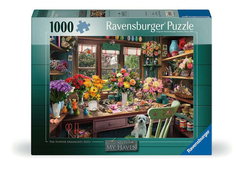  Ravensburger Mijn toevluchtsoord nr. 13 - De Bloemschikker - 1000 stukjes 