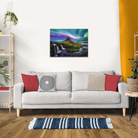 thumb-Aurora over Kirkjufell - Power of Nature - puzzel van  1000 stukjes-4