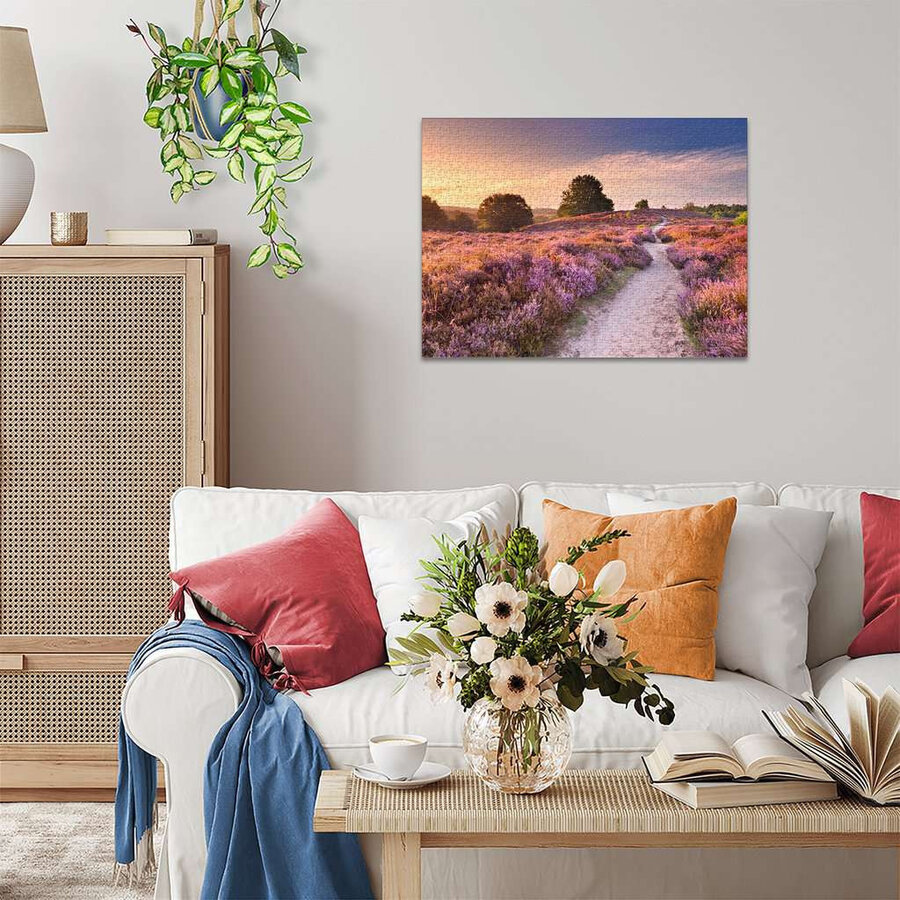 Sentier rose - puzzle de 1000 pièces-4