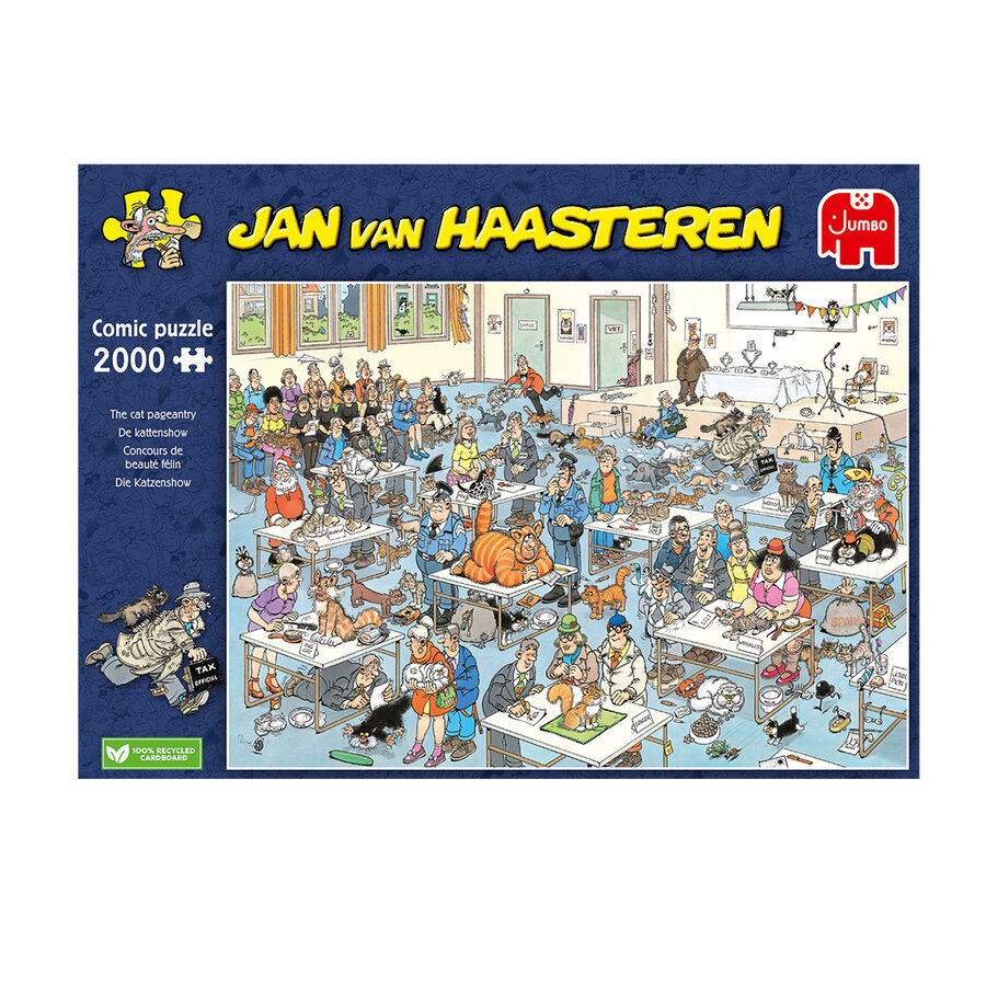 Concours de Beauté Félin - Jan van Haasteren - puzzle de 2000 pièces-3
