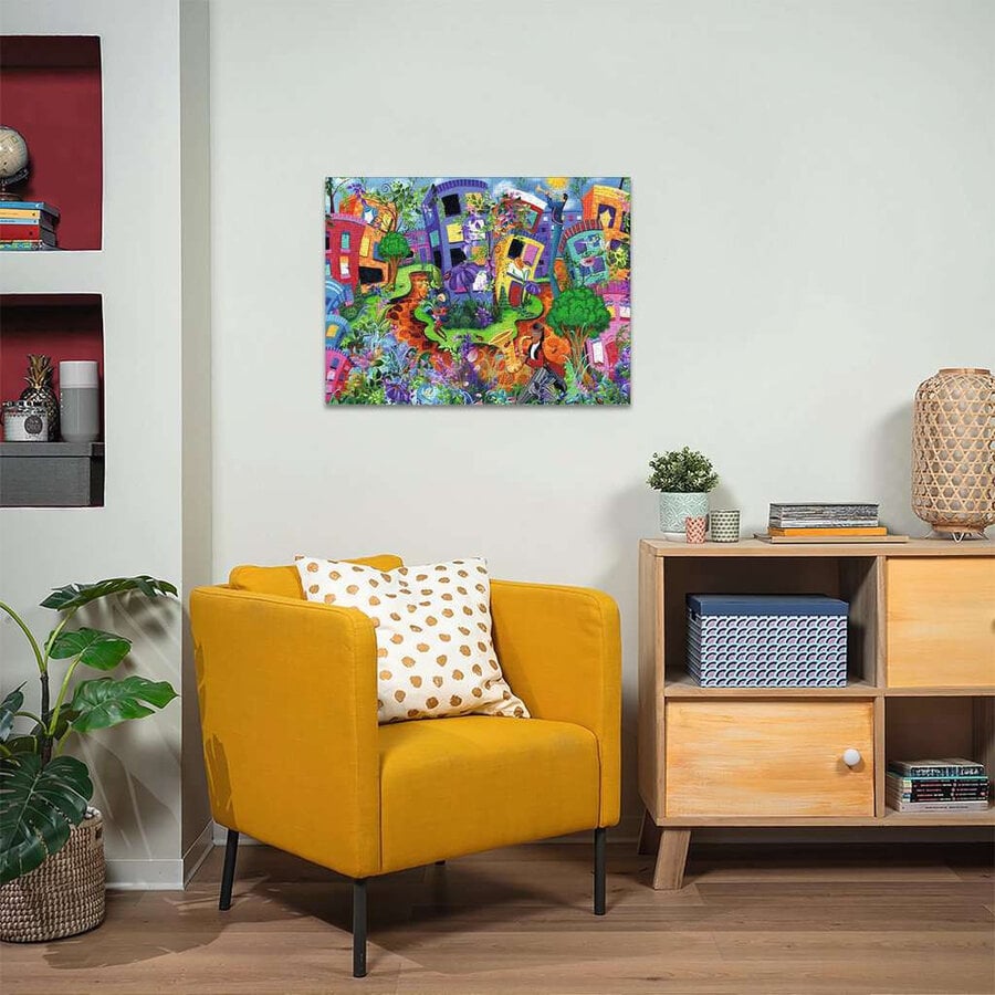 Allée des coccinelles - puzzle de 1000 pièces-4
