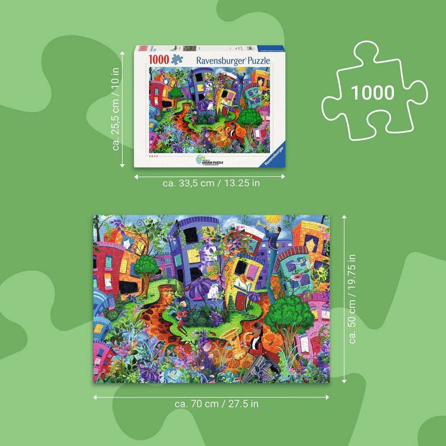 Allée des coccinelles - puzzle de 1000 pièces-3