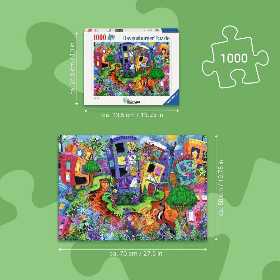 Lieveheersbeestjeslaan  - puzzel van  1000 stukjes-3