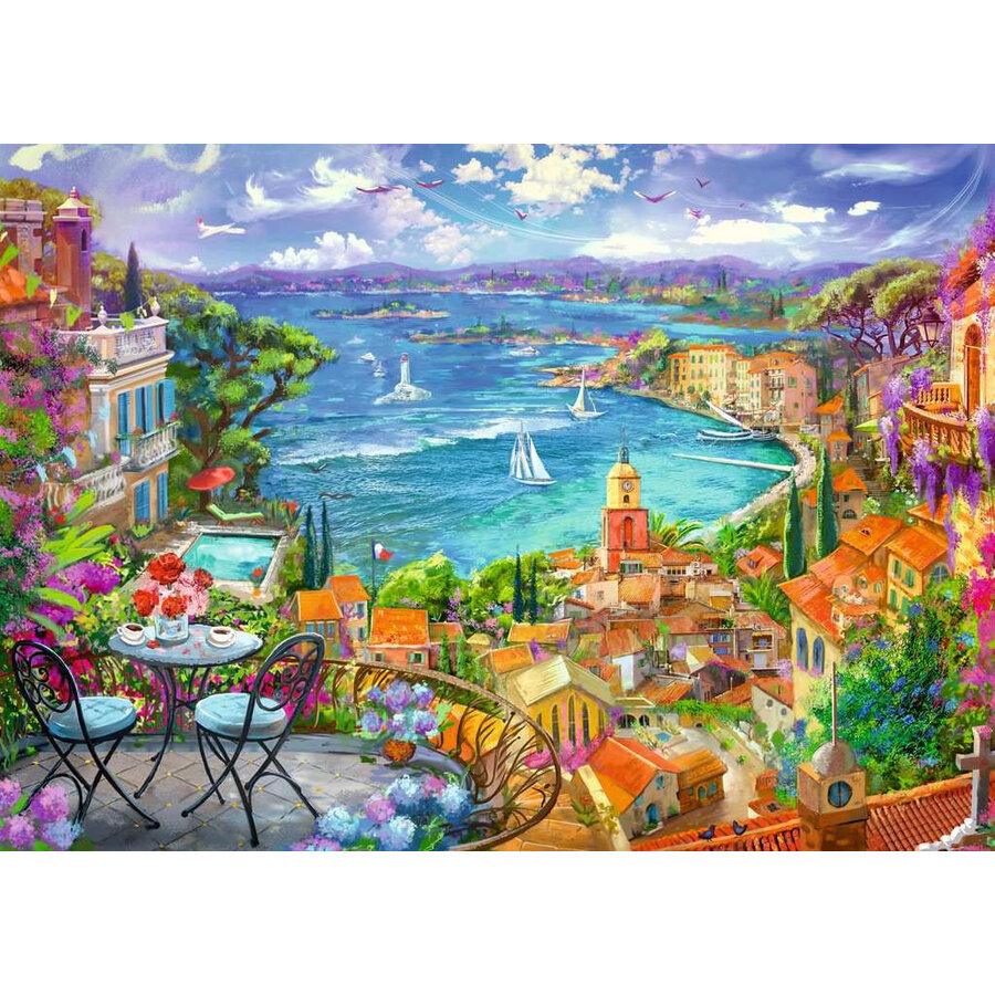 Saint-Tropez - puzzle of 1000 pieces-2