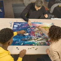 thumb-Colorful Cinque Terre - puzzle of 2000 pieces-3