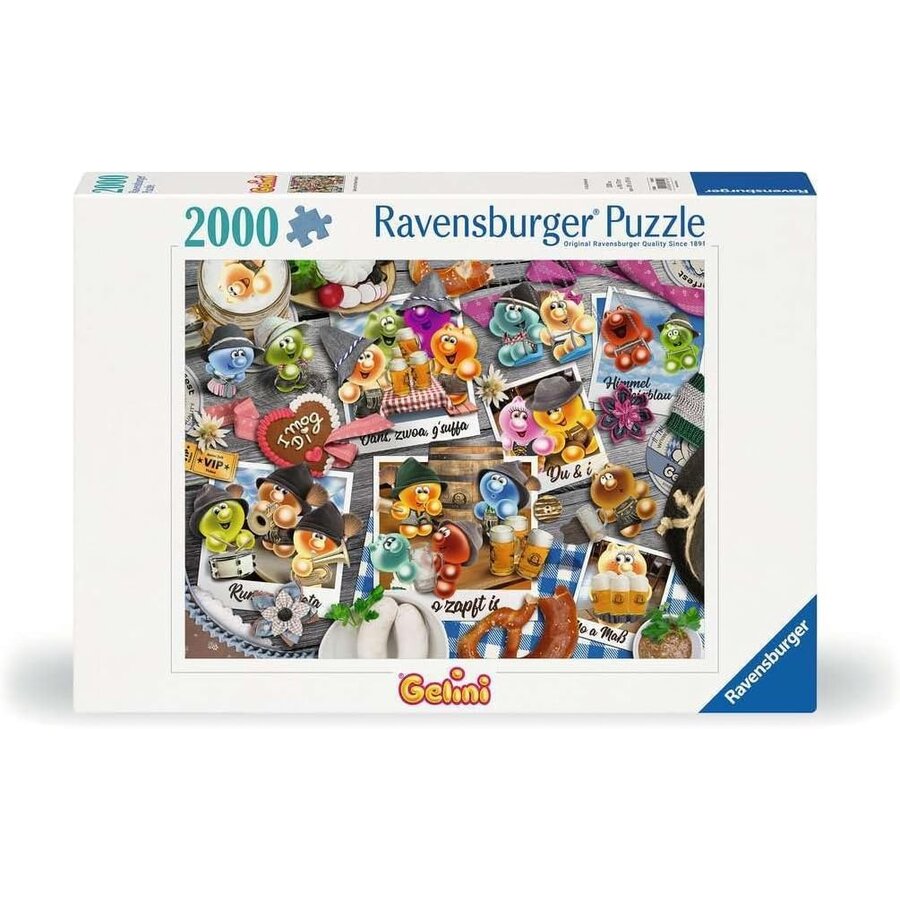 Gelini at the Oktoberfest - puzzle of 2000 pieces-1