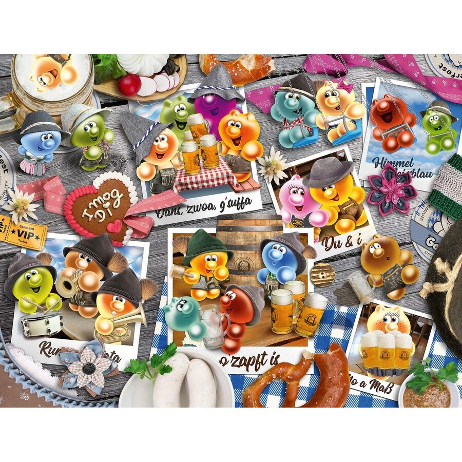 Gelini op de Oktoberfeesten - puzzel van 2000 stukjes-2