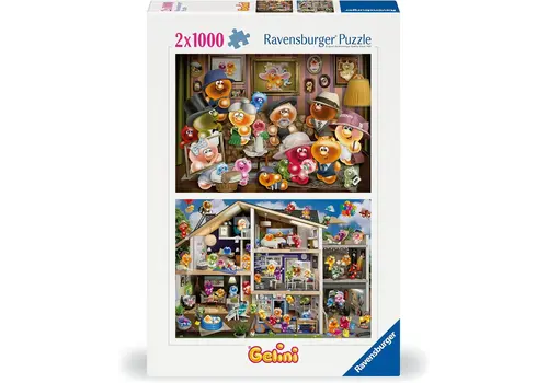  Ravensburger Gelinis le joyeux - 2 x 1000 pièces puzzle 