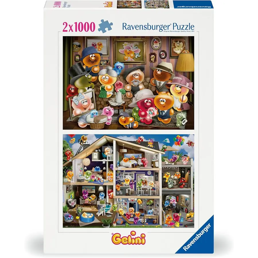 Merry Gelinis - 2 x 1000 pieces puzzle-1