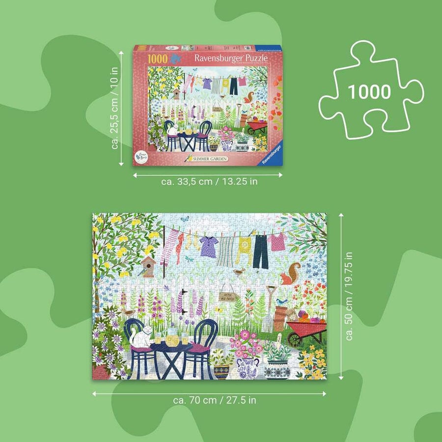 Zomertuin - puzzel van  1000 stukjes-3