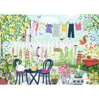 thumb-Jardin d'été - puzzle de 1000 pièces-2