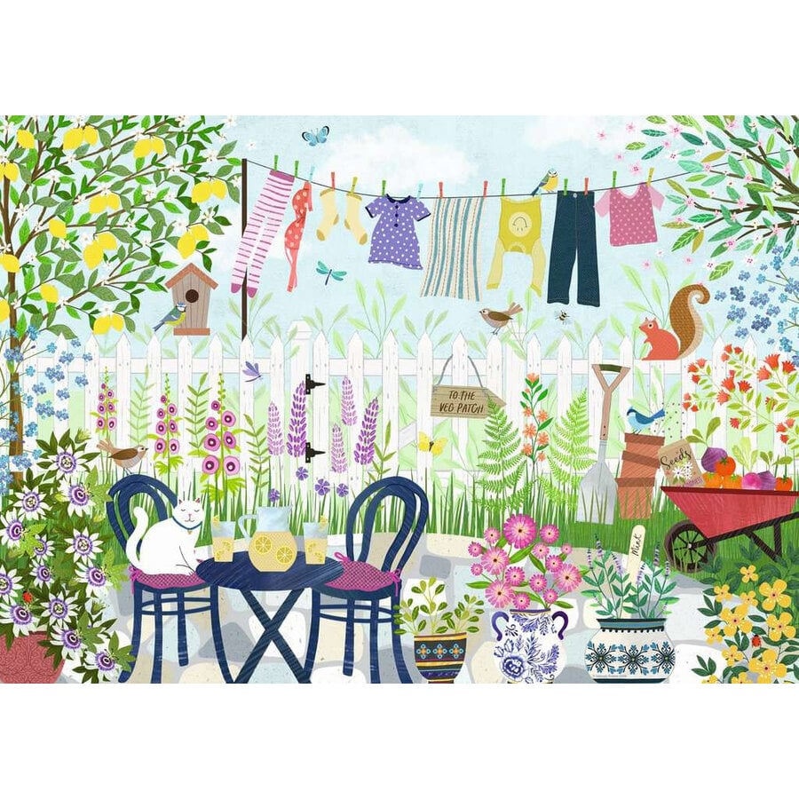 Zomertuin - puzzel van  1000 stukjes-2