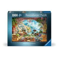 thumb-Mediterranean Terrace View - Dominic Davison - puzzel van 1000 stukjes-1