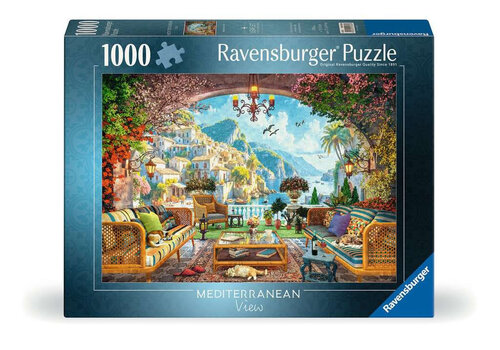  Ravensburger Mediterranean Terrace View - Dominic Davison - 1000 pieces 