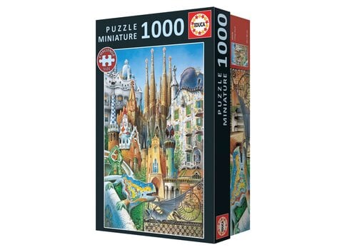  Educa Miniature puzzle - Gaudi Collage - 1000 pieces 