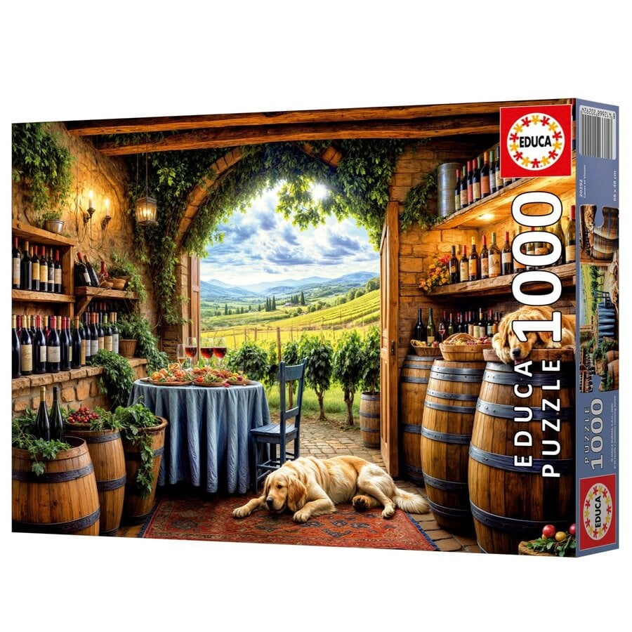 Canes et Vinum - puzzle of 1000 pieces-1