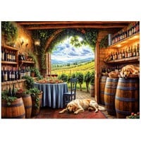 thumb-Canes et Vinum - puzzle de 1000 pièces-3