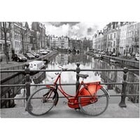 thumb-Rode Fiets in Amsterdam - puzzel 1000 stukjes-2