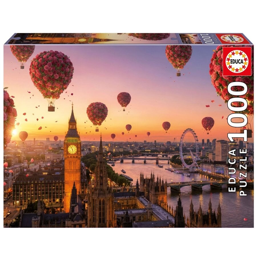 Londen in Bloem - puzzel 1000 stukjes-1