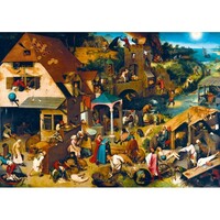 thumb-Pieter Bruegel the Elder - Netherlandish Proverbs - puzzle of 1000 pieces-2