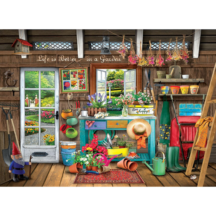 Life is Better in a Garden - legpuzzel van 500 XXL stukjes-2