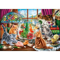 thumb-Kittens and the Aquarium - legpuzzel van 500 XXL stukjes-1