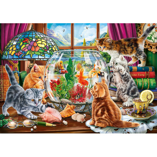  SUNSOUT Kittens and the Aquarium - 500 XXL stukjes 