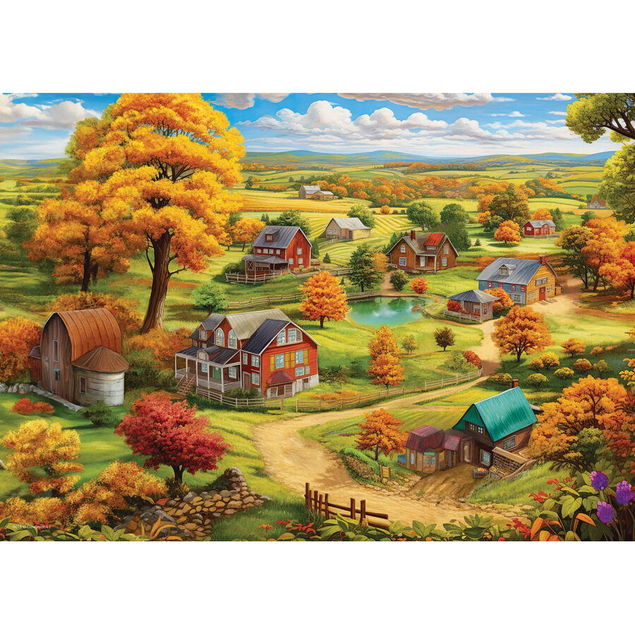 Peaceful Living - Connecting Pieces - frame jigsaw puzzle of 24 pieces-2