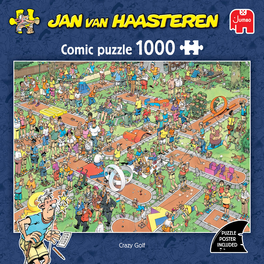 PRE-ORDER - Crazy Golf - Jan van Haasteren - puzzle of 1000 pieces-3
