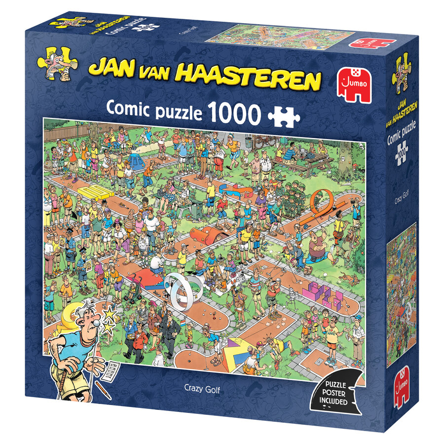 PRE-ORDER - Crazy Golf - Jan van Haasteren - puzzle of 1000 pieces-4