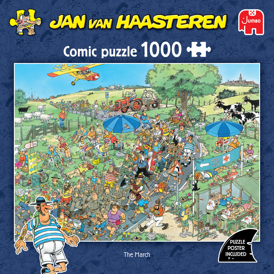 PRE-ORDER - The March - Jan van Haasteren - puzzle of 1000 pieces-3