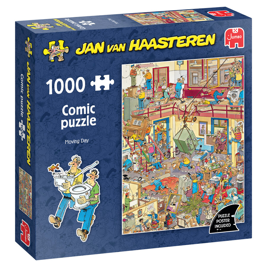 PRE-ORDER - Moving Day - Jan van Haasteren - puzzle of 1000 pieces-1