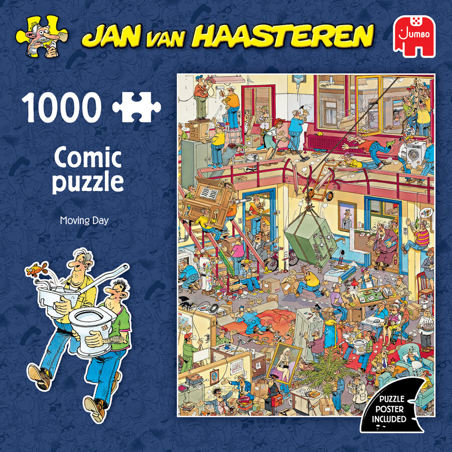 PRE-ORDER - Moving Day - Jan van Haasteren - puzzel van 1000 stukjes-3