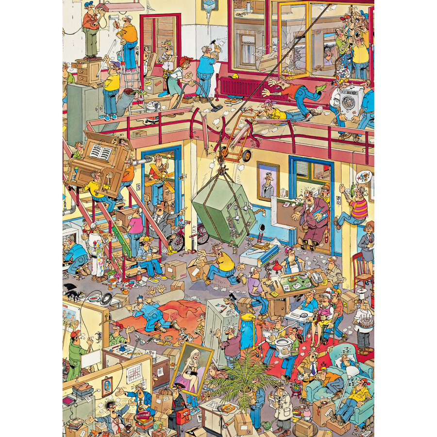 PRE-ORDER - Moving Day - Jan van Haasteren - puzzle of 1000 pieces-2