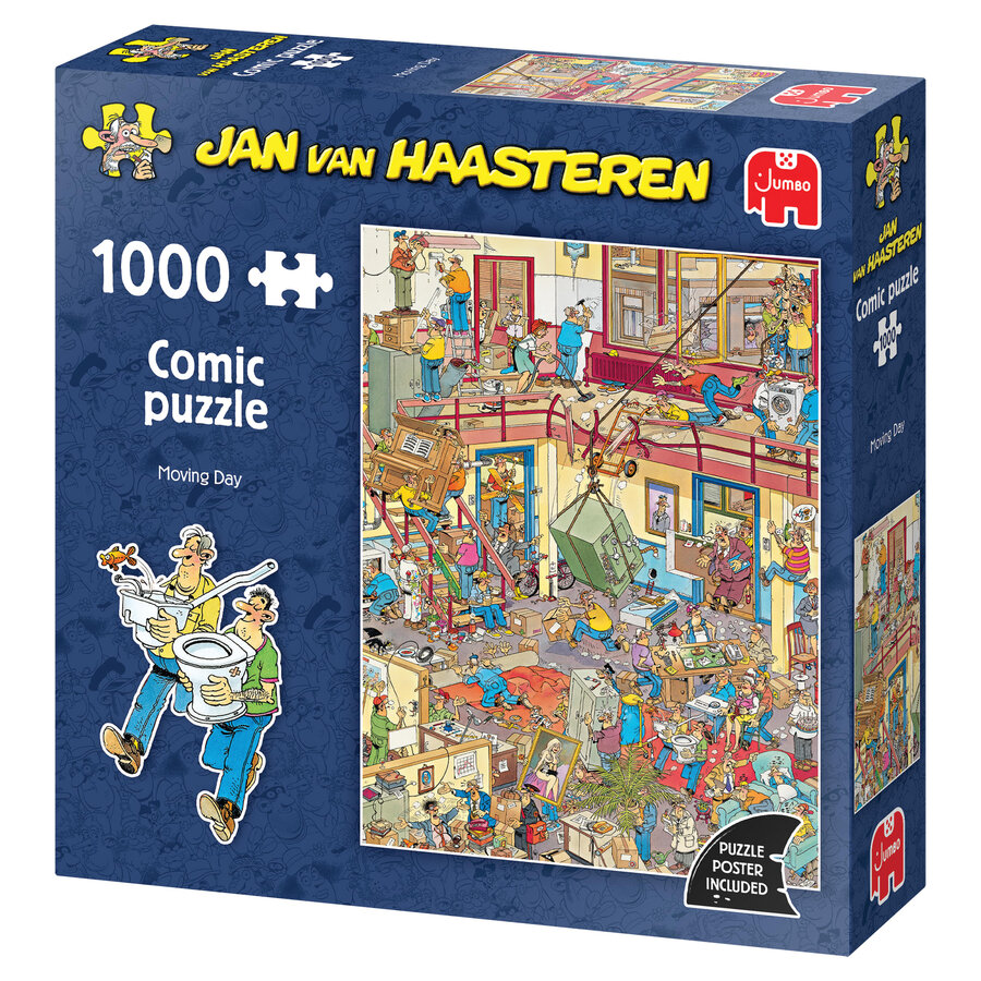 PRE-ORDER - Moving Day - Jan van Haasteren - puzzle of 1000 pieces-4