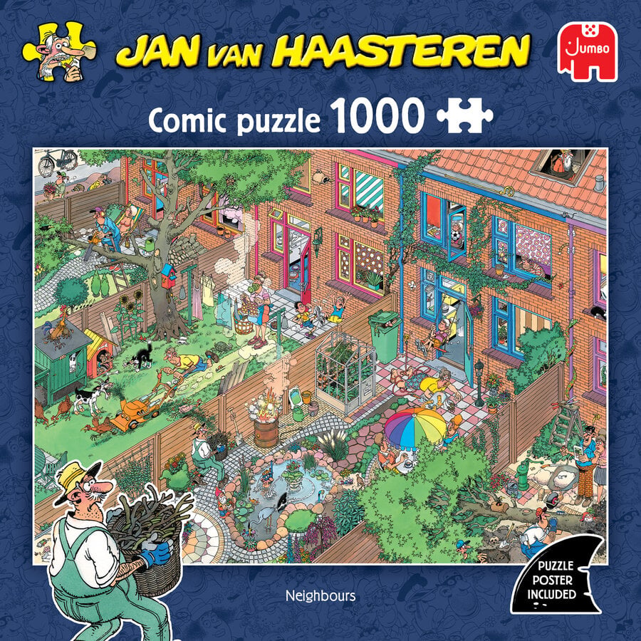 PRE-ORDER - Neighbours - Jan van Haasteren - puzzel van 1000 stukjes-3