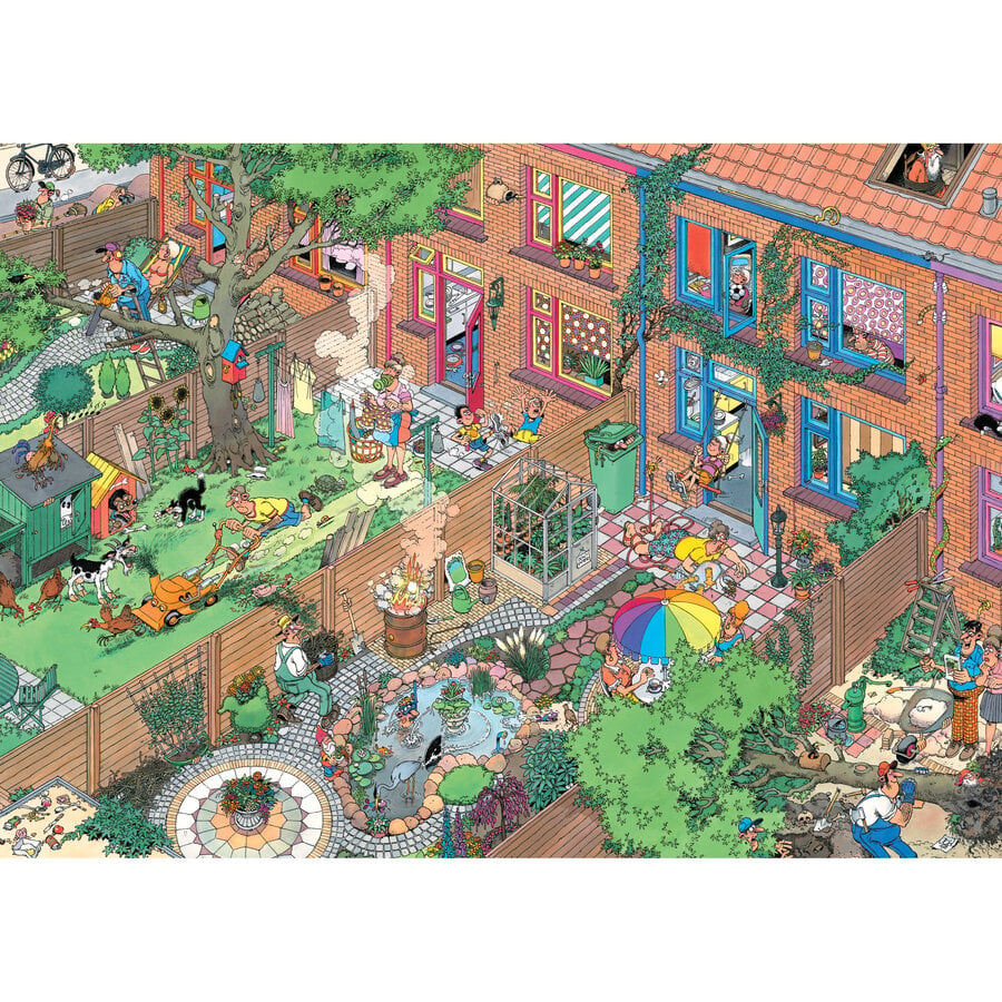 Neighbours - Jan van Haasteren - puzzle of 1000 pieces-2