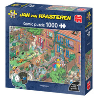 thumb-PRE-ORDER - Neighbours - Jan van Haasteren - puzzel van 1000 stukjes-4