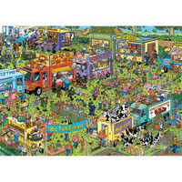 thumb-PRE-ORDER - Food Truck Festival - Jan van Haasteren - puzzle of 1000 pieces-2