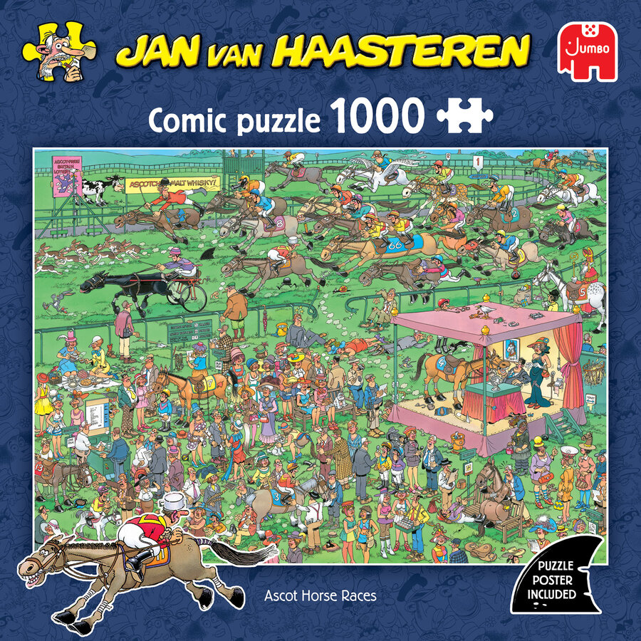 PRE-ORDER - Ascot Horse Races - Jan van Haasteren - puzzle of 1000 pieces-3