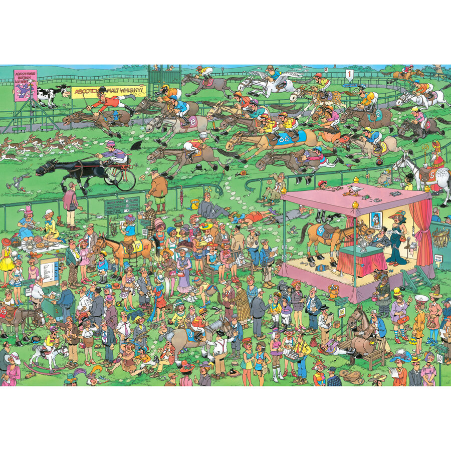 PRE-ORDER - Ascot Horse Races - Jan van Haasteren - puzzle of 1000 pieces-2