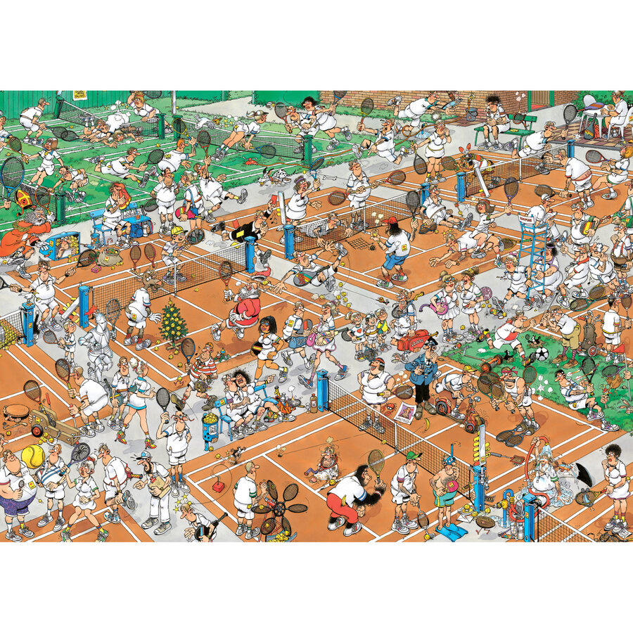 PRE-ORDER - Tennis - Jan van Haasteren - puzzle of 1000 pieces-2