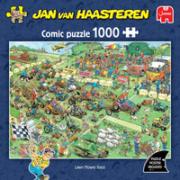 thumb-PRE-ORDER - Lawn Mower Race - Jan van Haasteren - puzzle of 1000 pieces-3