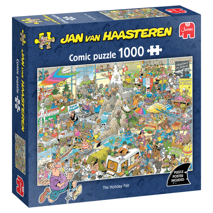 PRE-ORDER - The Holiday Fair - Jan van Haasteren - puzzle of 1000 pieces-1