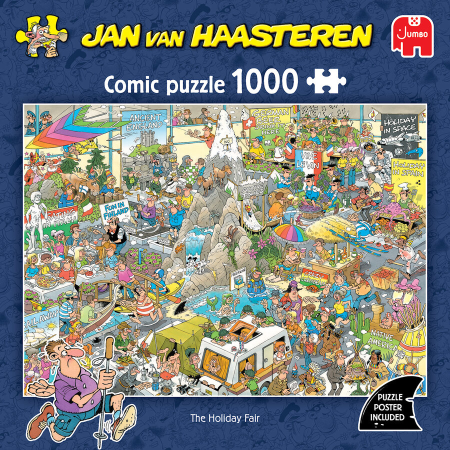 PRE-ORDER - The Holiday Fair - Jan van Haasteren - puzzle of 1000 pieces-2