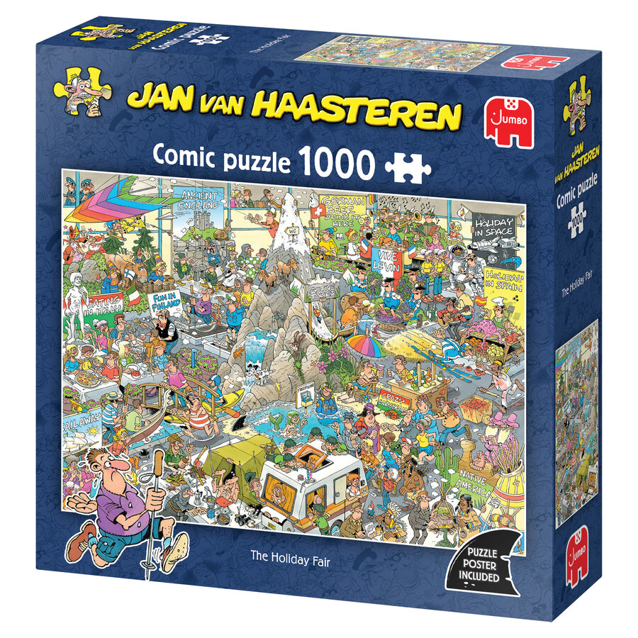 PRE-ORDER - The Holiday Fair - Jan van Haasteren - puzzle of 1000 pieces-4