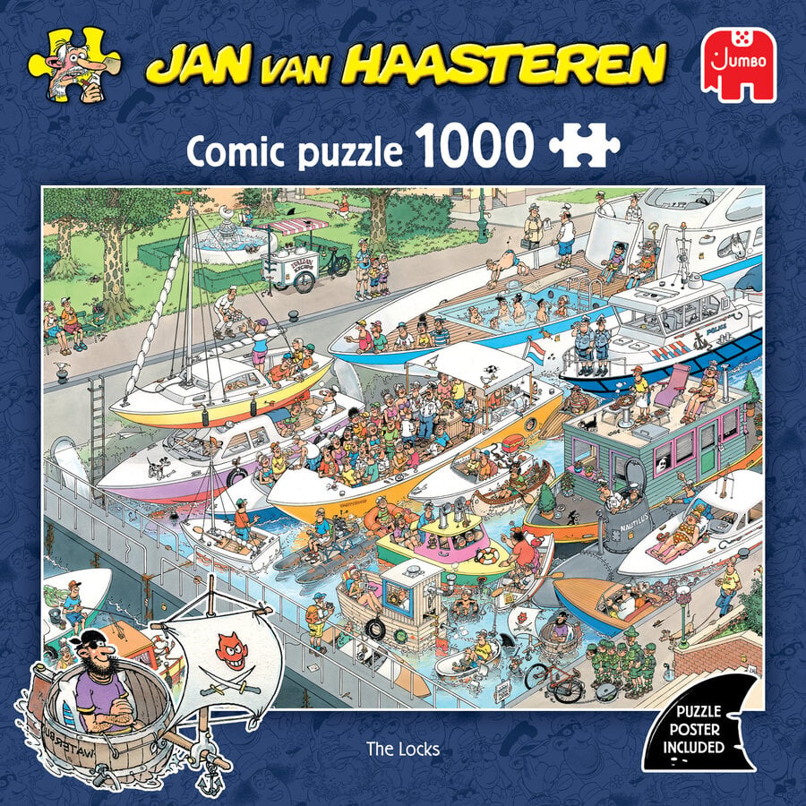 PRE-ORDER - The Locks - Jan van Haasteren - puzzle of 1000 pieces-3